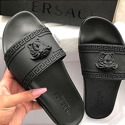 versace slides vs gucci slides|are Gucci slides worth it.